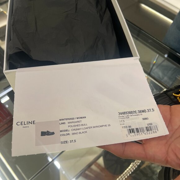 CELINE LOAFERS SIZE 7.5 - Picture 2 of 3